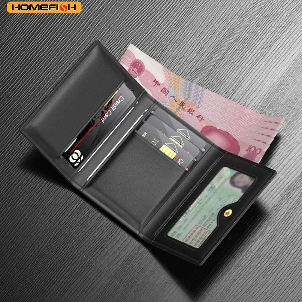 محفظة رجالية جلدية متعددة البطاقات